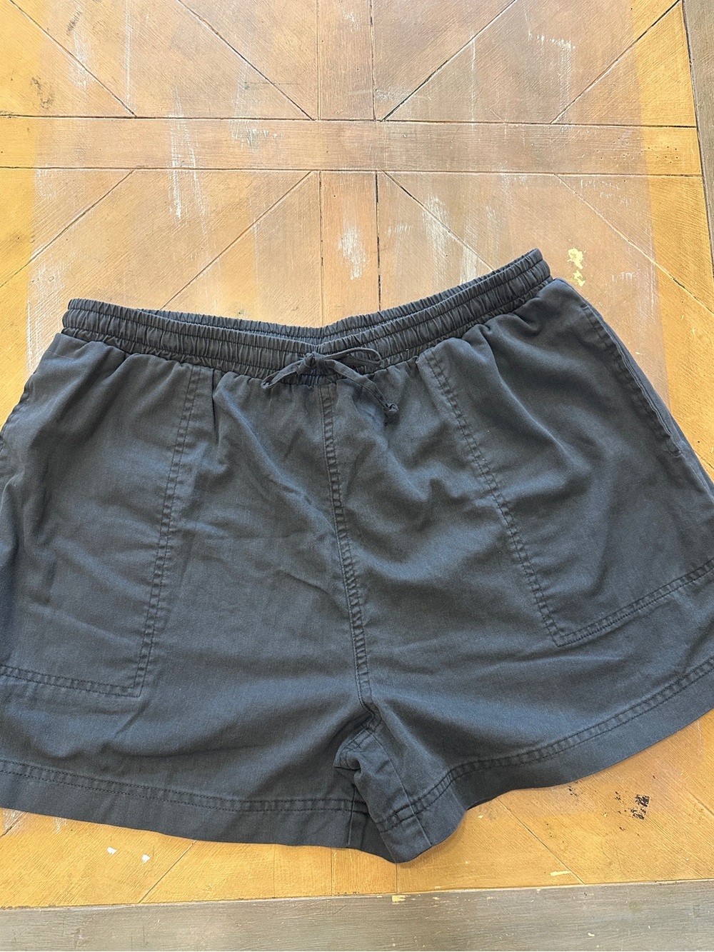 Double Zero washed black drawstring shorts 🖤 Women’s size Large